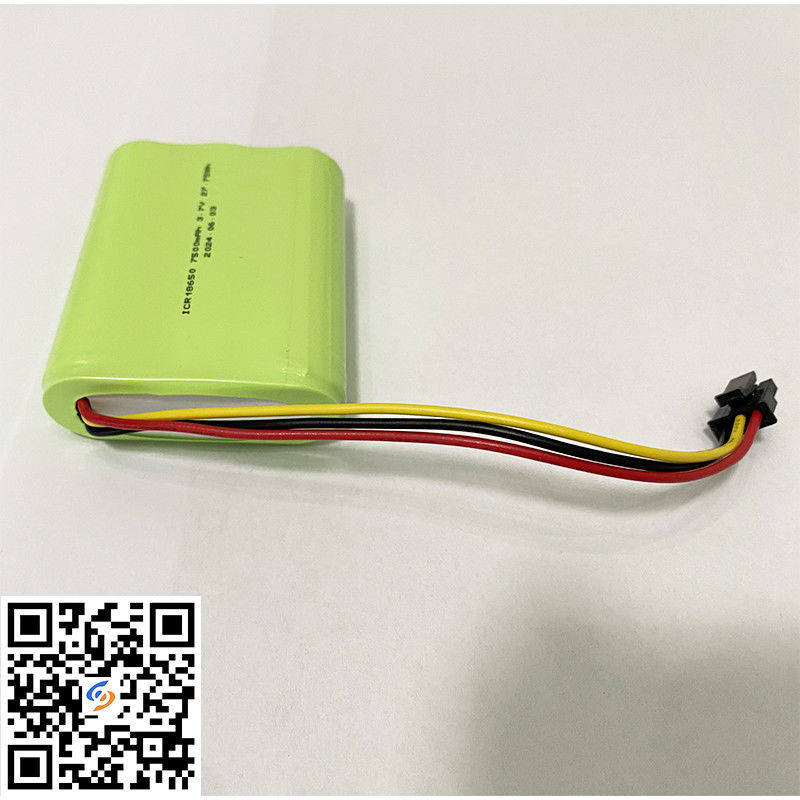 18650 Lithium-ion batterij 1S3P 3.7V 7500mAh Li-ion batterijpakketten UL2054 certificaat