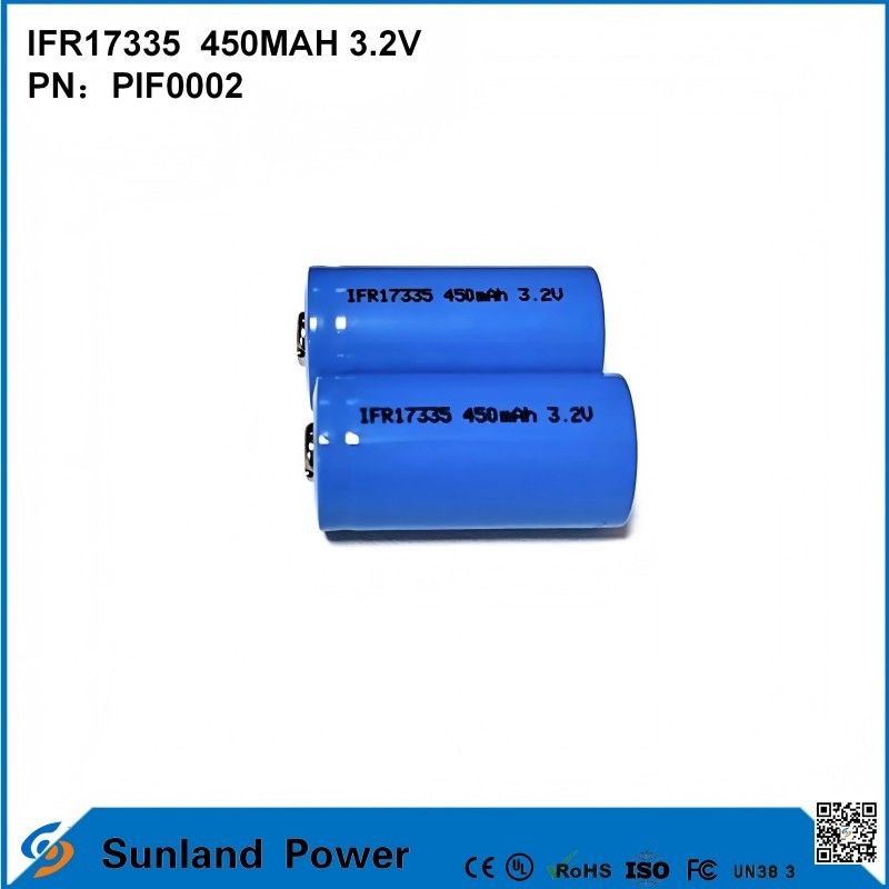 IFR17335 batterij 3.2V 450mah geschikt voor een verscheidenheid aan apparaten en scenario's, waaronder: Digitale producten Verlichtingsapparatuur Elektrische gereedschappen Kleine apparaten Energieopslagsystemen