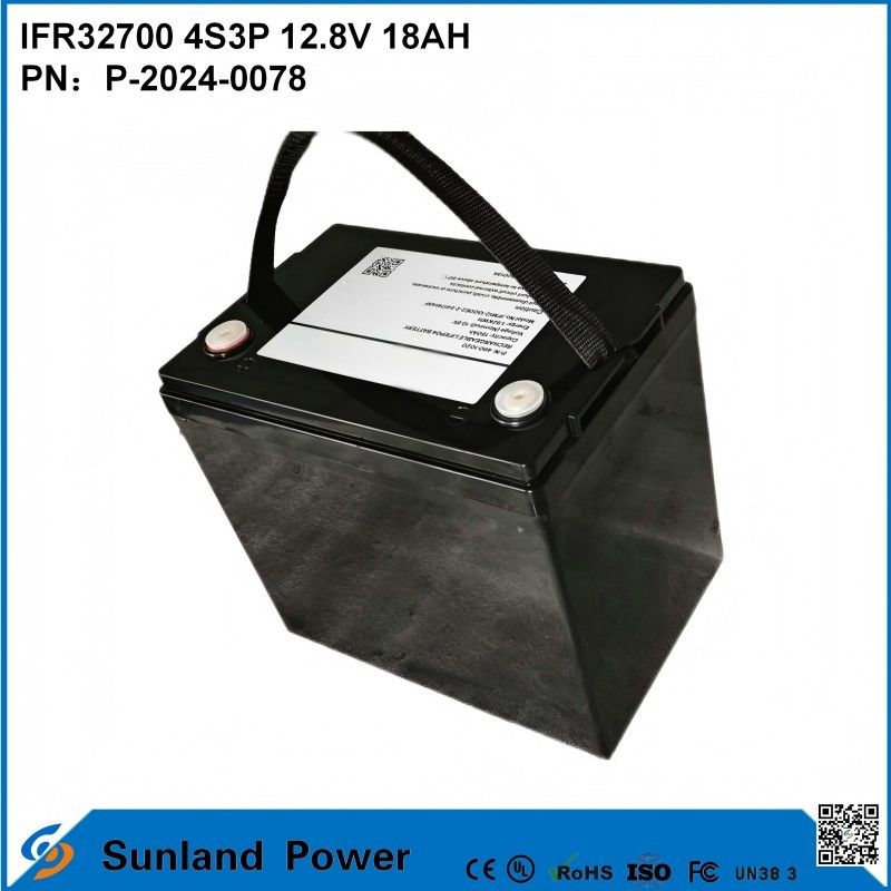IFR32700 4S3P 12.8V 18Ah Voor zonne-invloed licht Hoge helderheid LEDS Tuin zonne-lichten levensduurpo4 batterij