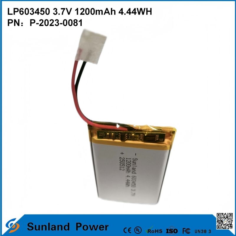 GP603450 1200mAh 3.7V accu