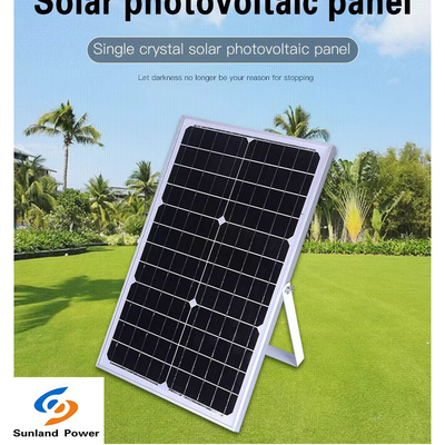 Monocrystalline Silicium Monozonnepaneel 18V 30W 1.66A voor Huis