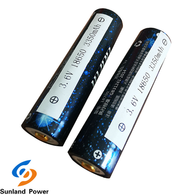 OEM Cilindrisch Li Ion Battery ICR18650 3.6V 3350mah met USB-Terminal