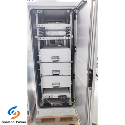 Van de de Energieopslag van 50KWH ESS het Systeem230.4v 150AH LiFePO4 Batterij met Kabinet Luchtkoeling