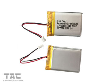 Van de het Polymeerbatterij GSP753040 van Li van BIB 3.7V het Lithiumbatterij 850mAH voor Op een voertuig gemonteerd Veiligheidssysteem