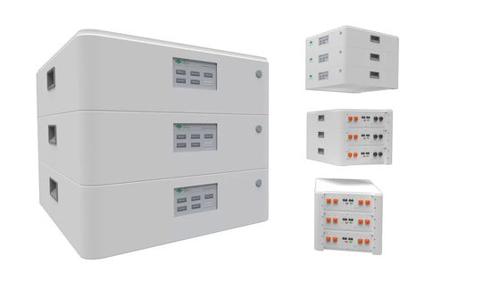 Oplaadbare stapelbare lithiumbatterij Duurzaam 51.2V 50Ah Voor thuis