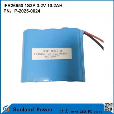 Een grote hoeveelheid IFR26650 1S3P 3.2V 10,2Ah batterijen,beschikbaar voor OEM-energieopslagsystemen, power tools en back-up power