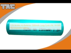 1.2V NI-MH AA-batterijen 1500mAh lange levensduur, Ni-MH oplaadbare batterij