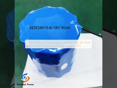 LiSOCl2-batterij Primaire batterij ER34615 5S6P 18V 95Ah Met omgevingstemperatuurbereik van -55°C tot 85°C