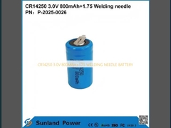 CR14250 3,0V 800MAH+1,75 SWEDDENNAAGEL accu