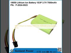 18650 Lithium-ion batterij 1S3P 3.7V 7500mAh Li-ion batterijpakket