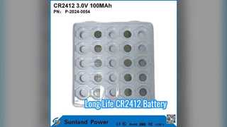 CR2412 Batterij Lange Levensduur 3V 100MAH